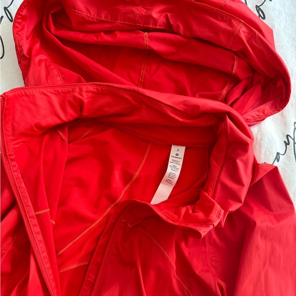 Lululemon Goal Smasher Jacket Carnation Red 6 like new - Picture 8 of 9